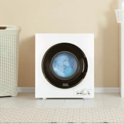 BLACK+DECKER BCED26 Compact Dryer for Standard Wall Outlet, Small, 5 Modes, Load Volume 8.8 lbs., White - Thumbnail 5