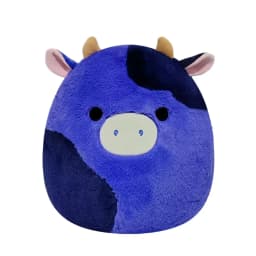 Squishmallows FuzzAMallow Official 5 inch Ingred the Dark Purple Cow - Child's Ultra Soft Plush Toy - Thumbnail 1