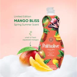 Palmolive Ultra Strength Liquid Dish Soap, Limited Edition Mango Bliss Scent, 20 fl oz Bottle - Thumbnail 3