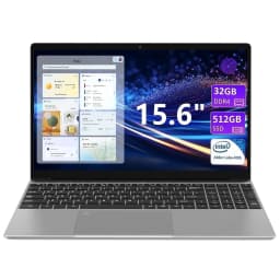 KURIETIM 15.6" FHD Laptop, Intel N95 Processor, 32GB DDR4, 512GB SSD, Windows 11 Pro - Thumbnail 1