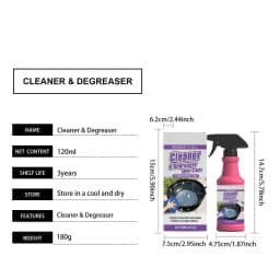 Fast Acting Heavy Duty Grill Degreaser Spray, 2026 New BBQ Grill Cleaner, Multi Functional Grease Remover for Outdoor Grill, Grill Cleaning Spray - Thumbnail 10