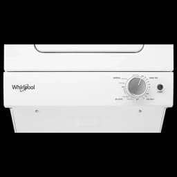 Whirlpool WET4124HW 24 Inch Electric Stacked Laundry Center with 6 Wash Cycles - Thumbnail 3