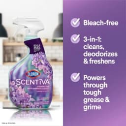 Lavender & Jasmine Multi-Surface Cleaner Spray Bottle Bleach Free - 32 fl oz - Thumbnail 6