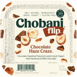 Chobani Flip Low-Fat Greek Yogurt, Chocolate Haze Craze 4.5 oz - Thumbnail 4