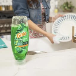 Gain Ultra Original EZ-Squeeze Dish Soap, Dishwashing Liquid, Summer Watermelon, 24.3 fl oz - Thumbnail 11