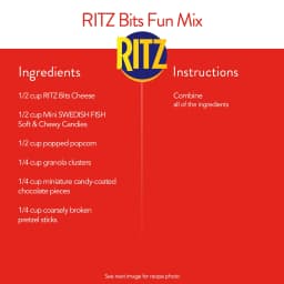 RITZ Bits Cheese Sandwich Crackers, Lunch Snacks for Kids and Adults, 10 Snack Packs - Thumbnail 12