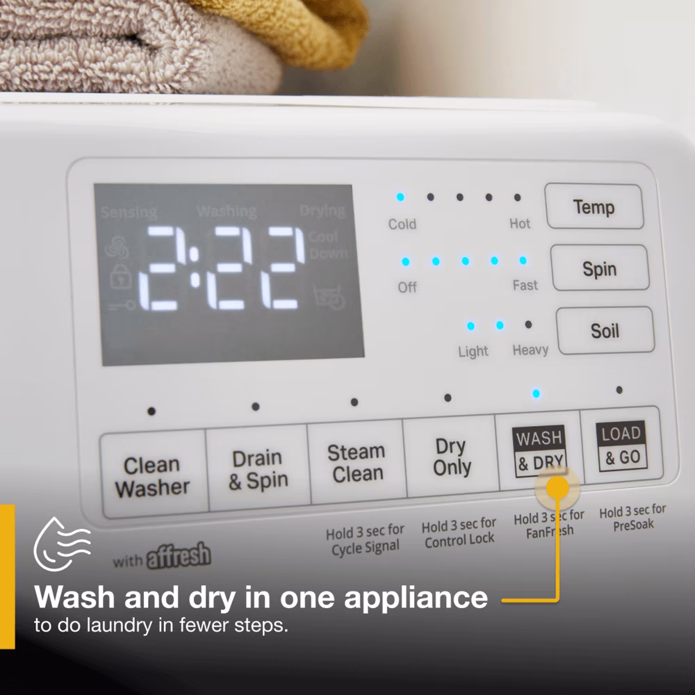 WFC682CLW All In One Washer & Dryer - Thumbnail 4