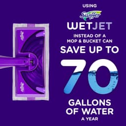 Swiffer WetJet con Repuesto, sin Fragancia, 1 Mango + 1 Solución y 5 Almohadillas (Batería Incluida) - Thumbnail 11