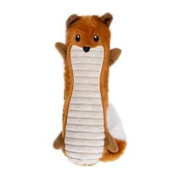 Outward Hound by Petstages Stuffing-Free Fox Plush Squeaky Dog Toy, Medium - Thumbnail 1