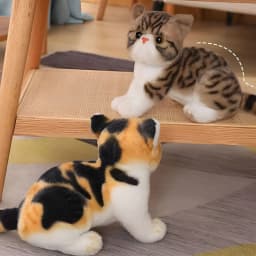 BESTSKY 15.7 Inch Ragdoll Cat Plush Stuffed Animal Toy - Realistic Handmade Plush Toy Present Gift - Thumbnail 7
