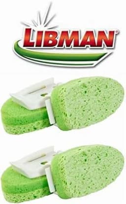 Cleaning Sponge Non-Scratch Libman Gentle-Touch Refills 2 -2-Packs 4 total sponges Made in USA - Thumbnail 1