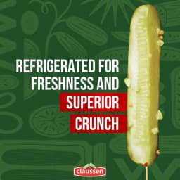 Claussen Kosher Dill Pickle Spears, 24 fl. oz. Jar - Thumbnail 5