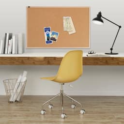 Quartet Cork Bulletin Board, 23" x 35", Oak Finish Frame (35-380352Q) - Thumbnail 4