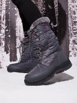 Women's Non-Slip Warm Lined Mid Calf Winter Snow Boots - Thumbnail 7