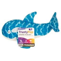 TrustyPup Silent Swimmer with Chew Guard Dog Toy - Silent Squeaker - Thumbnail 3