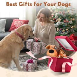 Xekoro Squeaky Dog Toys, Tug of War Dog Toy for Large Dogs, Plush Puppy Toys with Pull Rope, Interactive Dog Toys for Small, Middle, and Big Dogs - Thumbnail 6