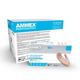 AMMEX Clear Vinyl Exam Gloves, Size Small, 100 Count, Light-Duty - Thumbnail 7