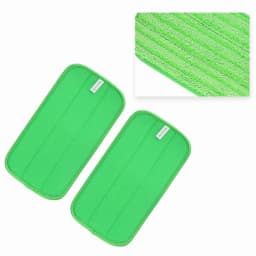 KLYNE - Mop Refills Mop Pads Reusable 12 Inch For Swifter Wet Jet Mops Green Home - Thumbnail 3