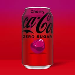 Coca-Cola Zero Sugar Cherry Soda Pop Fridge Pack Cans, 12 fl oz, 12 Pack - Thumbnail 2
