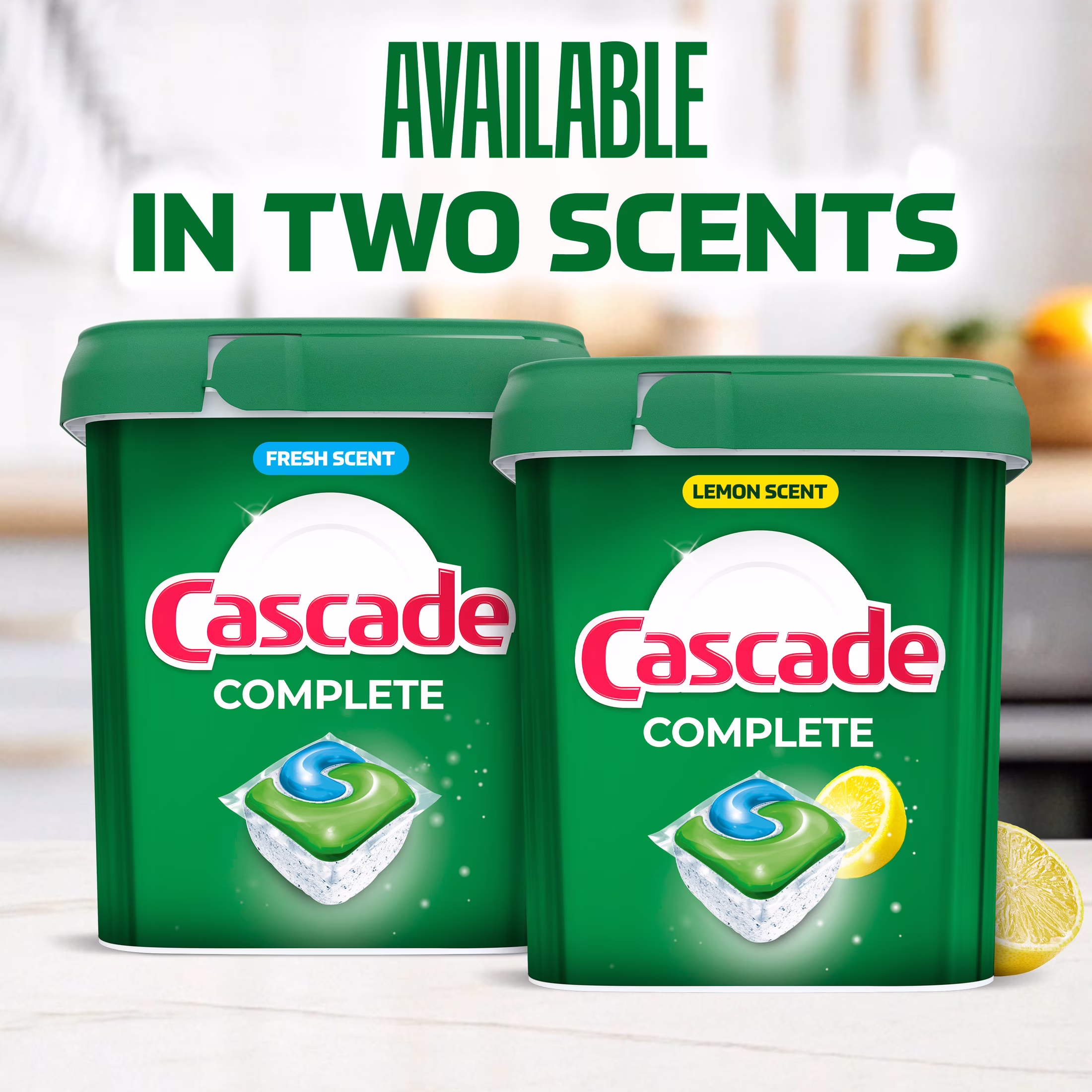 Cascade Complete Action Pacs, Dishwasher Detergent, Lemon, 16 Count - Thumbnail 5