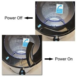 Panda 22lbs Portable Spin Dryer, Stainless Steel Drum, 3200RPM Spin Speed, Gravity Drain, Dark Gray - Thumbnail 6