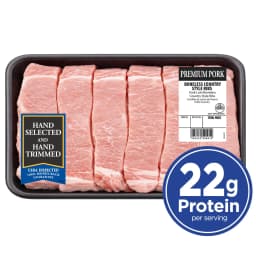 Pork Country Style Ribs Boneless, 6 count, 1.241 - 2.07 lb Tray - Thumbnail 1