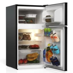 TCL Black Compact Two-Door Refrigerator with Freezer for Dorm, Office & Garage, 3.1 Cu - Thumbnail 12