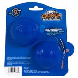 Chuckit! Crunch Ball Rubber Dog Ball Fetch Dog Toy, Blue, Medium 2.5", Pack - Thumbnail 6