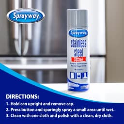 Sprayway 15 Ounce Stainless Steel Cleaner and Polish - Thumbnail 4