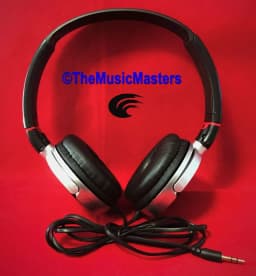 RHEA- Lightweight Adjustable Stereo Headphones Tablet Phone Mp3 Portable Audio Black - Thumbnail 4