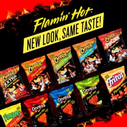 Cheetos Crunchy Flamin' Hot Limon, Cheese Flavored Snacks, 8.5 ounce Bag - Thumbnail 3