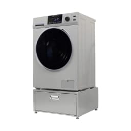 Equator 1.6cf 110V Vented/Ventless Sani Combo Washer Dryer Pet Cycle + Pedestal Silver - Thumbnail 5