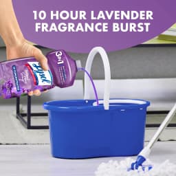 Lysol All Purpose Cleaner, 2X Concentrated Multi-Surface Disinfectant Floor Cleaner for Mopping Solution, for Bathroom & Kitchen, Lavender & Cotton - Thumbnail 3
