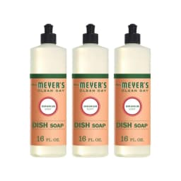 Mrs. Meyer's Clean Day Liquid Dish Soap, Geranium Scent, 16 Fluid Ounce, 3 Count - Thumbnail 1