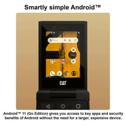 Cat S22 | Rugged Flip Phone | 16GB 2GB RAM | IP68 | 4G LTE | T-Mobile Unlocked - Thumbnail 2