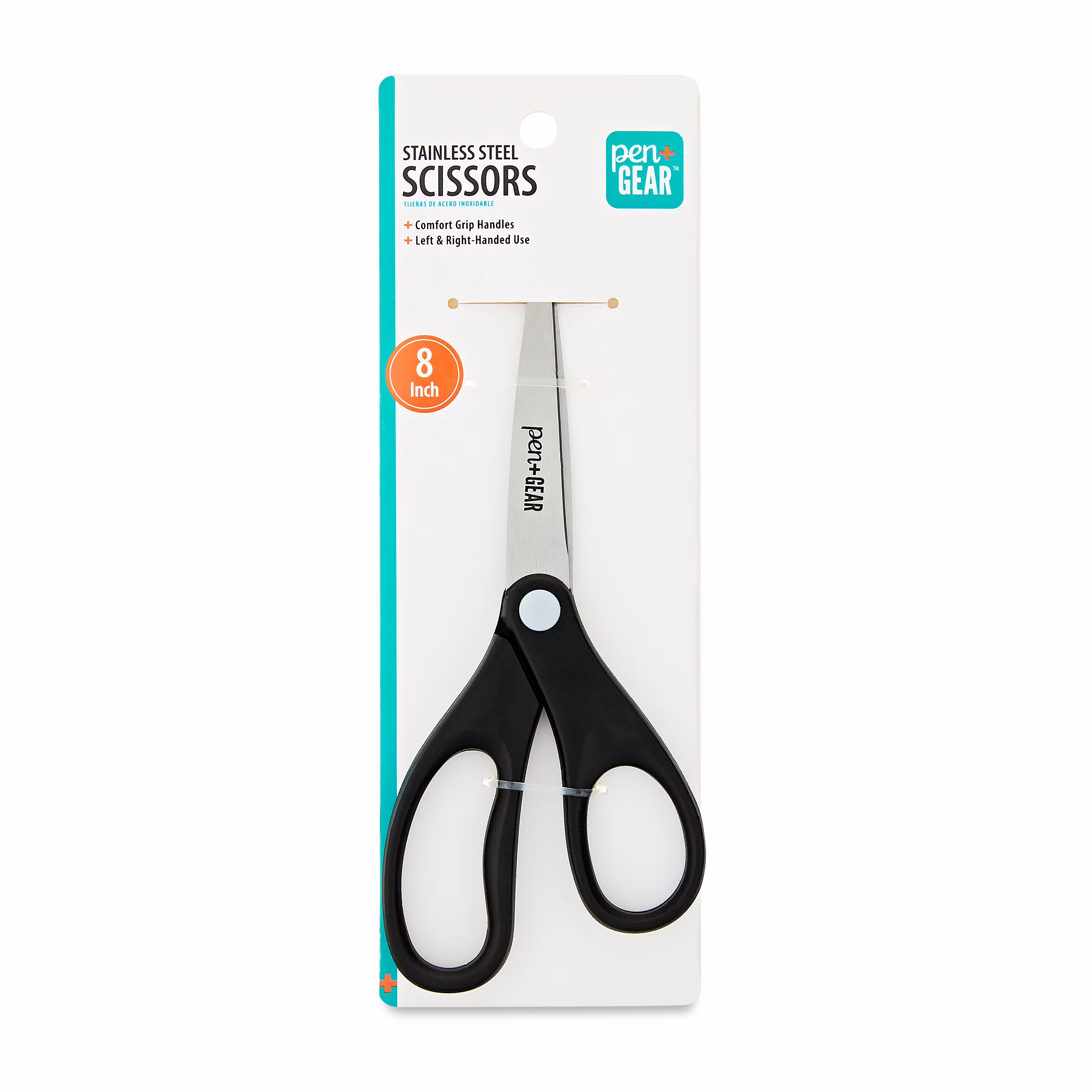 Pen+Gear 8 inch Pointed Tip Scissors, School Supplies, Black - Thumbnail 7