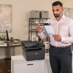 Brother Wireless MFC-L2760DW Compact Monochrome All-in-One Laser Printer with Copy, Scan and Fax, Duplex and Mobile Printing - Thumbnail 9