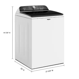 WHIRLPOOL WTW6157PW high efficiency top load washer - Thumbnail 3