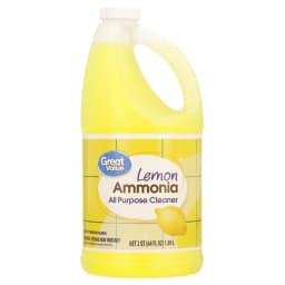 Great Value Ammonia All Purpose Cleaner, Lemon Scent, 64 fl oz - Thumbnail 1