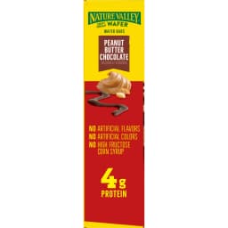Nature Valley Crispy Creamy Wafer Bar, Peanut Butter Chocolate, 4g Protein, 5 Bars, 6.5 oz - Thumbnail 12