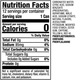 Sunkist Zero Sugar Orange Soda Pop, 12 fl oz, 12 Pack Cans - Thumbnail 12