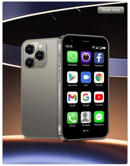 SOYES XS15 Android 8.1 2GB RAM 16GB ROM Ultra-thin 3 Inch Dual SIM Smart Phone, Grey - Thumbnail 24
