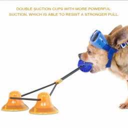 Suction Cup Dog Toy, Upgraded Dog Chew Toy Molar Bite Interactive Dog Toys, Helps Dog Teeth Cleaning - Thumbnail 8