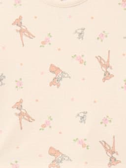 Bambi Baby Girls Faun Friends Textured Knit Top and Ruffle Shorts Set, 2-Piece, Sizes 0M-24M - Thumbnail 6
