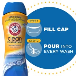 ARM & HAMMER Clean Scentsations In-Wash Scent Booster, Laundry Scent Booster Purifying Waters scent, 24 Oz - Thumbnail 6