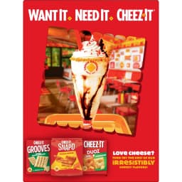 Cheez-It Original Baked Snack Crackers, Lunch Snacks, 12.4 oz - Thumbnail 10