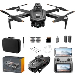 SEREE Drone with Camera 8K HD FPV 5G Brushless Motor 4.5" Screen Foldable RC Quadcopter Obstacle Avoidance Drone - Thumbnail 1