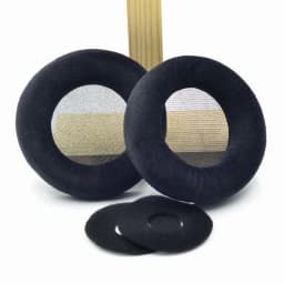 RHEA- 1Pair L+R Ear Pads Cushion Cushion Velvet For Akg K701 K702 Q701 Pro Headphone B - Thumbnail 4