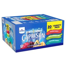 Capri Sun Flavored with Other Natural Flavor Juice Drink Blend, 30 Pouches, for School Lunches and On-the-Go Hydration, Fruit Punch, Strawberry Kiwi - Thumbnail 8