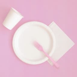 (6 pack) Disposable Cutlery Set, Light Pink, 24 pieces, by Way To Celebrate - Thumbnail 3